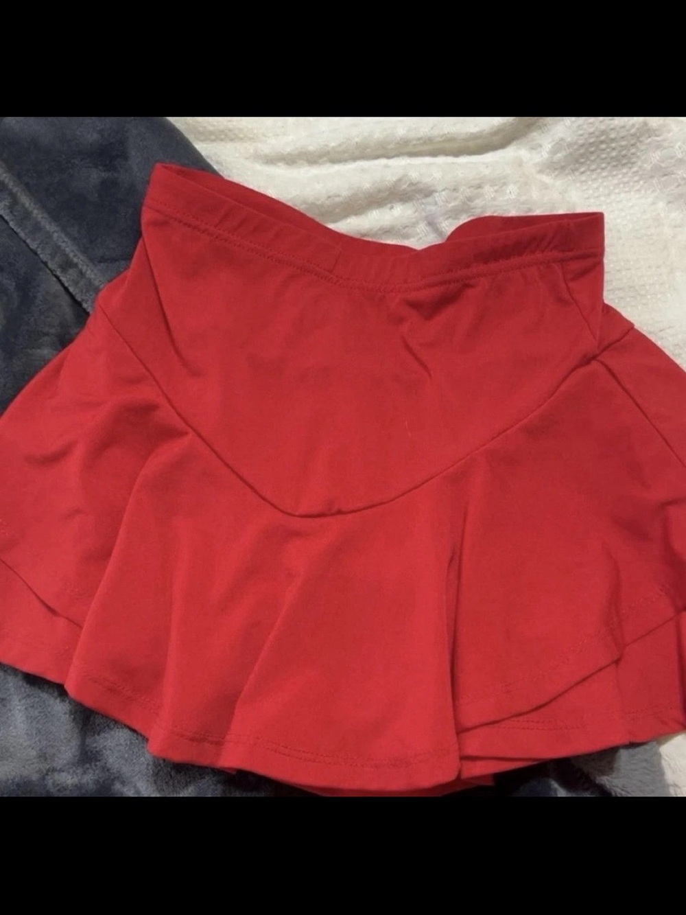 Target Red Flared Mini Skort - Picture 2 of 2